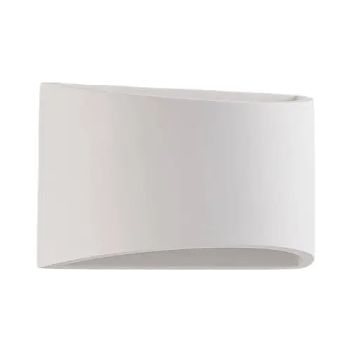 Produktbild: Lindby Wandleuchte, Wandlampe Innen Heiko (Modern) in Weiß aus Gips/Ton (1 flammig G9) - Wandstrahler Wandbeleuchtung Schlafzimmer/Wohnzimmer Licht nach oben & unten Wohnzimmerleuchte