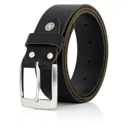 Produktbild: LINDENMANN Gürtel Herren Büffelleder 40 mm schwarz, Farbe/Color:schwarz, Size US/EU:Bundweite 130 cm Gesamtlänge 145 cm W 51 XXXL