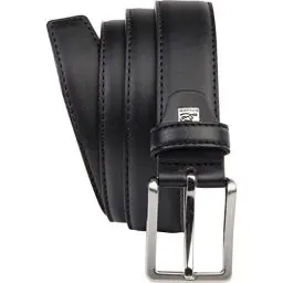 Produktbild: LINDENMANN Leder-Gürtel Herren 30 mm breit, Gürtel Herren Rindledergürtel dunkelbraun, Größe/Size:135, Farbe/Color:schwarz