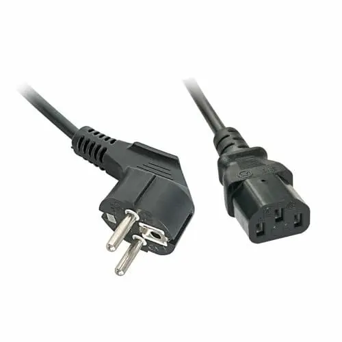 Produktbild: LINDY 30337 IEC IEC-Netzkabel 5m Schuko-Winkelst. IEC320C13