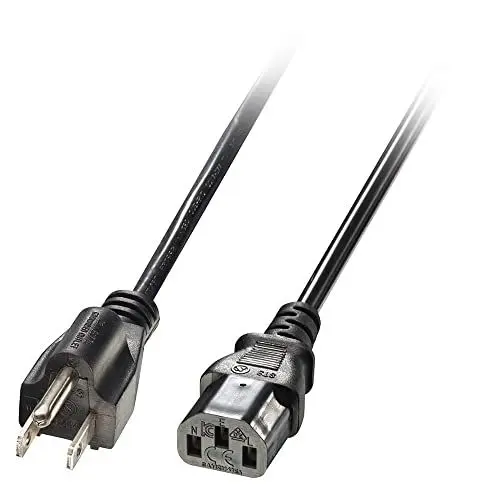 Produktbild: LINDY 30338 IEC-Netzkabel US-Netzstecker Kpl 18AWG USA 3 Pin 2m