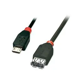 Produktbild: LINDY 31936 USB 2.0 Kabel Typ Micro-B / A OTG, 1m
