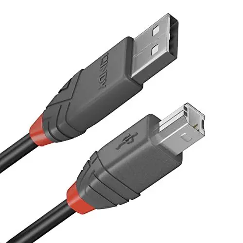 Produktbild: LINDY 36676 7.5m USB 2.0 Typ A an B Kabel Anthrazit