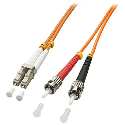 Produktbild: LINDY 46490 LWL-Duplexkabel LC/ST OM2 1m