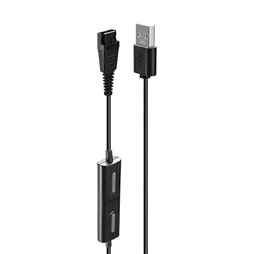 Produktbild: Lindy 42750 USB-Headset-Adapter Typ A auf Schnellkupplung