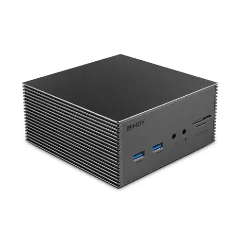 Produktbild: Lindy DST-Pro 101, USB-C Laptop Dockingstation mit 4K-Unterstützung und 100W Netzteil
