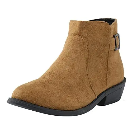 Produktbild: Stiefel Flache Overknee Zehe Stiefel Stiletto High Heel Plateaustiefel Atmungsaktive Stiefel Schwarze Over Knee Stiefel (Brown, 39)
