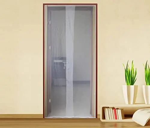 Produktbild: Linea Garden Friend Fliegengitter für Fenstertür mit doppelseitigem Klebeband. Farbe Weiß L. 150 H. 250 cm