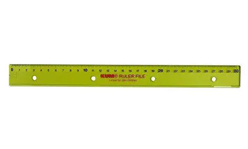 Produktbild: Lineal Plastik 30cm Pop-Farben