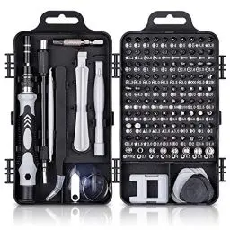 Produktbild: Linhon Schraubendreher Set Feinmechanik,115 in 1 Mini Feinmechaniker Set, Magnetisch Torx Bit,Präzisions Elektronik Reparatur Set für iPhone,Laptop,Tablet,Uhrmacher,Modellbau,Uhren,Kamera,Brillen