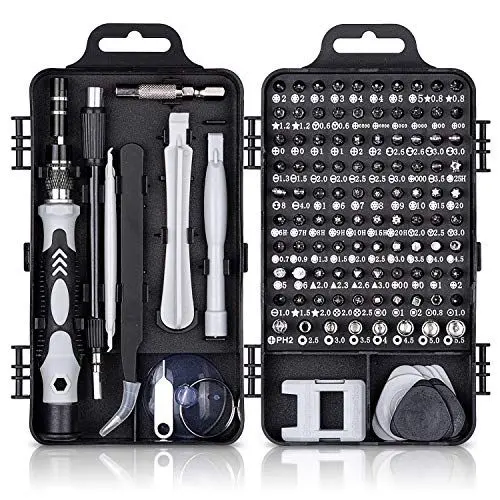 Produktbild: Linhon Schraubendreher Set Feinmechanik,115 in 1 Mini Feinmechaniker Set, Magnetisch Torx Bit,Präzisions Elektronik Reparatur Set für iPhone,Laptop,Tablet,Uhrmacher,Modellbau,Uhren,Kamera,Brillen