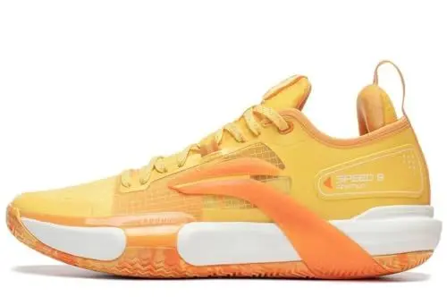 Produktbild: LI-NING Speed Ⅸ Premium Professionelle Basketballschuh Herren Dämpfung Sportschuhe Orange ABAT023-4H EU 42 1/3