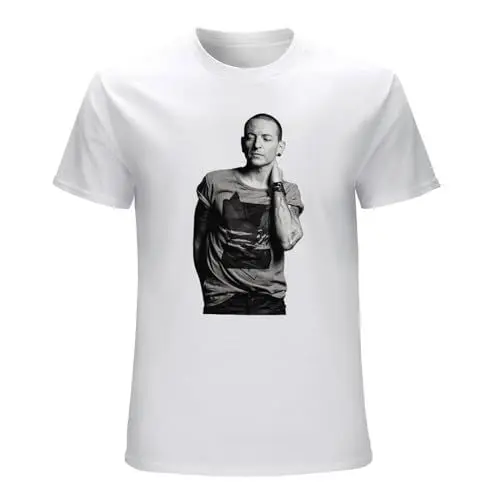 Produktbild: Linkin Park Chester Bennington - Tee Unisex T Shirt Gift Men Band T-Shirt White S