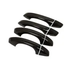 Produktbild: Links und rechts ersetzen Glanz Schwarz Äußere Türgriff Abdeckung Schützende Styling Aufkleber Trim Für Golf 7 Mk7 2013~2019 Auto Zubehör(4Handle No Keyhole)