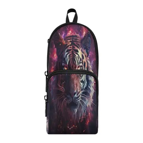 Produktbild: Linnyio Weltraumlichttiger Federmäppchen,Lustige Schultasche,Stifttaschen für Kinder und Jungen