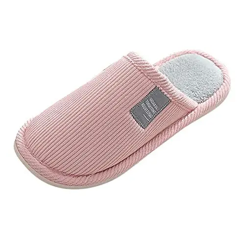 Produktbild: LinRim Diabetiker Schuhe Damen Herren Haus weich für Damenschuhe warme Hausschuhe Damenhausschuh Schuhe Damen (Pink, 38-39)