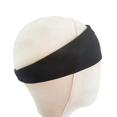 Produktbild: Lin’s Liliana Outdoor Sport Stirnband, rutschfeste Haarbänder für Tennis, Jogging, Wandern, Radfahren (Schwarz)
