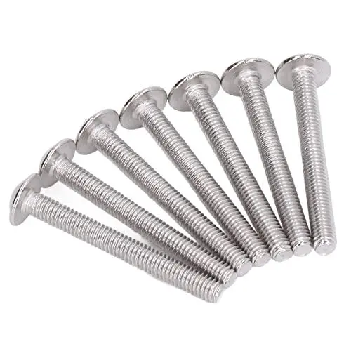 Produktbild: Linsenkopfschrauben mit Flansch, korrosionsbeständige Linsenköpfe, Innensechskantschrauben, perfektes Aussehen, fest für den Bau(M4*45MM)