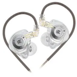 Produktbild: LINSOUL KZ EDX Pro X In-Ear-Kopfhörer, einzelner dynamischer Treiber HiFi In-Ear-Monitor mit ergonomischer Form, kabelgebundener Gaming-Kopfhörer (Ohne Mikrofon, Grau)