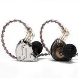 Produktbild: LINSOUL KZ ZS10 Pro, 4BA+1DD 5 Treiber In-Ear-Monitor, HiFi Kabelgebundene Ohrhörer, Gaming-Kopfhörer, Hybrid IEM Kopfhörer, 2-poliges abnehmbares Kabel (Ohne Mic,Schwarz)