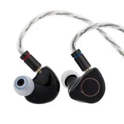 Produktbild: LINSOUL SIMGOT SuperMix 4 1DD+1BA+1Planar+1PZT Hybrid-Treiber Kopfhörer, HiFi In Ear Monitor IEM, kabelgebundene Gaming Ohrhörer mit OFC versilbertem Kabel für Musiker Audiophile
