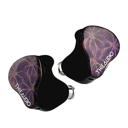 Produktbild: LINSOUL THIEAUDIO Hype 2 2DD + 2BA In-Ear-Monitor, HiFi-Kopfhörer mit benutzerdefinierter symmetrischer Abstimmung, Sonion-Treiber, abnehmbares 2-poliges IEM-Kabel (Purple, Hype 2)