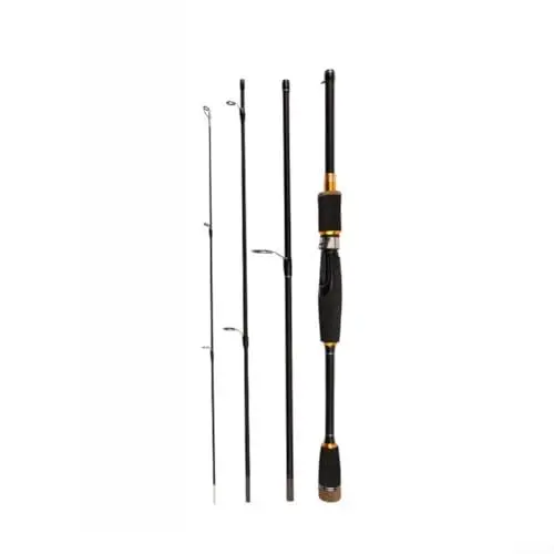 Produktbild: Lioaeust Angelrute, 1,8/2,1 m, Kohlefaser, Angelrute, Ml Reisespinner, Baitcast-Rute für Outdoor-Angeln (gerader Griff, 1,8 m), 57EVEE555H0MA4B00S8ELUZ7538QR5
