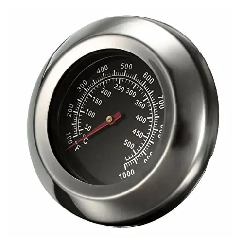 Produktbild: Lioaeust BBQ Grill Thermometer 50-500℃ BBQ Grill Smoker Temperatur Barbecue Gauge Edelstahl Thermometer BBQ Temp Gauge