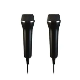 Produktbild: Lioncast® USB Mikrofon 2er Set für PS5 / PS4, PC, XBOX, Wii, Nintendo Switch - USB Microphone für Singstar, Lets Sing, Voice of Germany & Karaoke - Universal USB Mikrofon Switch - Playstation Zubehör