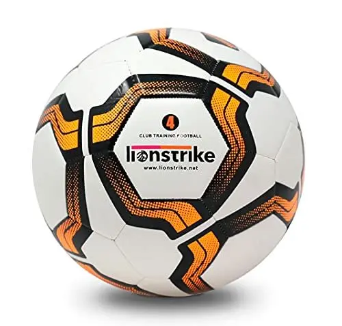 Produktbild: Lionstrike Club-Standard Fußball-Trainingsball, Größe 4, mit NeoBlaser-Technologie, Trainingsball auf Club- und Liga-Niveau, Größe und Gewicht, entwickelt mit weicherer Haptik für bessere Schlagkraft