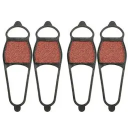 Produktbild: LIOOBO 2 Paar Eisstollen Schneeschuh Schuhspikes Schuhkrallen EIS Klampen Schnee Spikes Steigeisen Eiskrallen Anti Rutsch zum Joggen