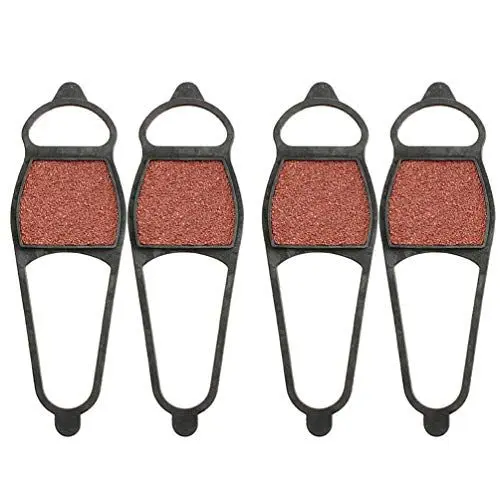 Produktbild: LIOOBO 2 Paar Eisstollen Schneeschuh Schuhspikes Schuhkrallen EIS Klampen Schnee Spikes Steigeisen Eiskrallen Anti Rutsch zum Joggen