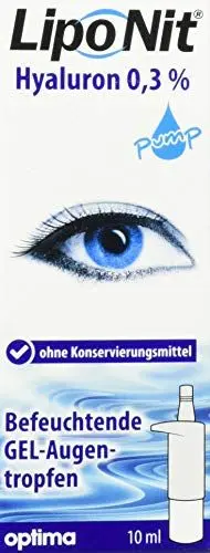Produktbild: Liponit Augentropfen Gel pump 0,3% Hyaluron, 1er Pack(1 x 10 ml)