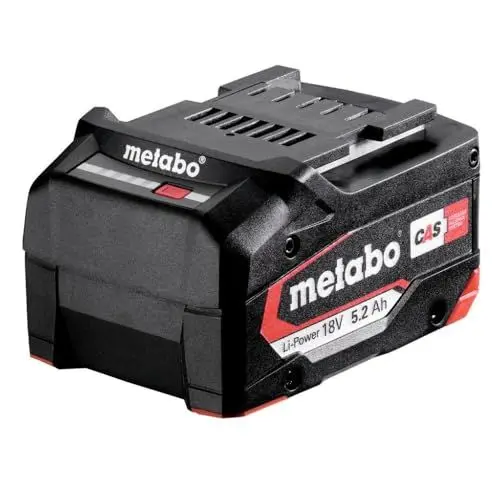Produktbild: Metabo Li-Power Akkupack 18 V - 5,2 Ah AIR COOLED 625028000 Werkzeug-Akku 18 V 5.2 Ah Li-Ion