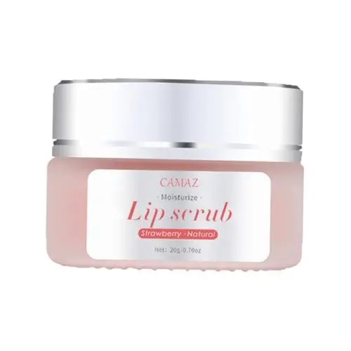 Produktbild: Lippenpeeling lip exfoliator lippenpflege Lip sugar scrub lip care lippen pflege lippen scrub Lippenauffüllender Lipgloss Lippenzuckerpeeling Peeling für die Lippen Erdbeeren Rosa CRILSTYLEO