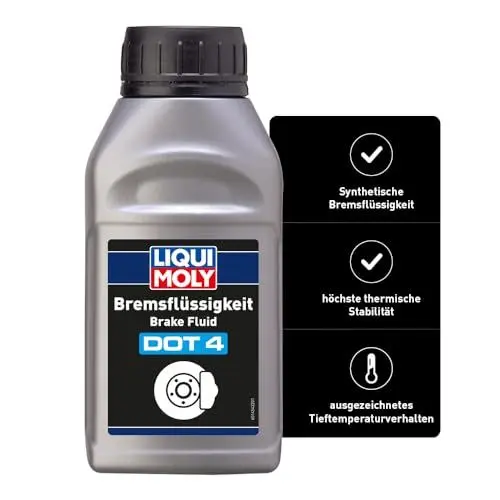 Produktbild: LIQUI MOLY Bremsflüssigkeit DOT 4 | 500 ml | Bremsflüssigkeit | Art.-Nr.: 21156, Silber