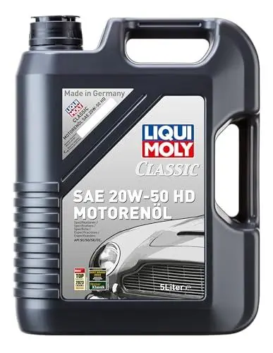 Produktbild: LIQUI MOLY Classic Motorenöl SAE 20W-50 HD | 5 L | mineralisches Motoröl | Art.-Nr.: 1129