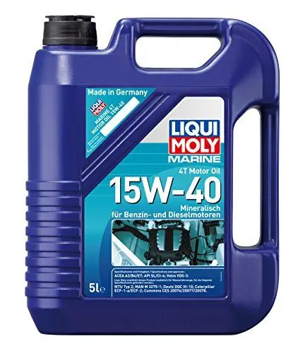 Produktbild: LIQUI MOLY Marine 4T Motor Oil 15W-40 | 5 L | Boot mineralisches Motoröl | Art.-Nr.: 25016