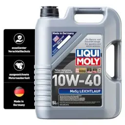 Produktbild: LIQUI MOLY MoS2 Leichtlauf 10W-40 | 5 L | teilsynthetisches Motoröl | Art.-Nr.: 1092