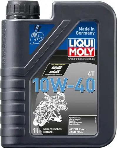Produktbild: LIQUI MOLY Motorbike 4T 10W-40 | 1 L | Motorrad 4-Takt-Öl | Art.-Nr.: 3044