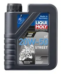 Produktbild: LIQUI MOLY Motorbike 4T 20W-50 Street | 1 L | Motorrad 4-Takt-Öl | Art.-Nr.: 1500