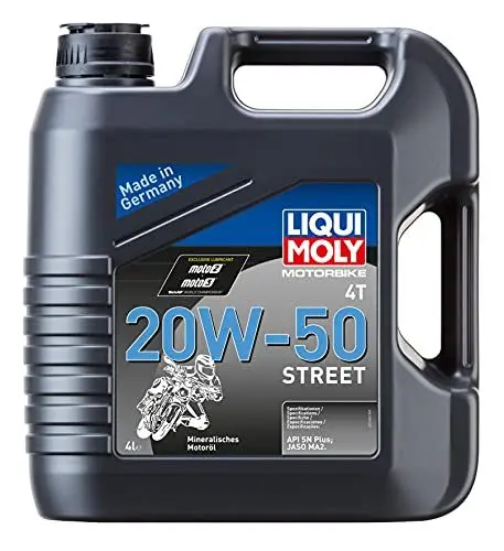 Produktbild: LIQUI MOLY Motorbike 4T 20W-50 Street | 4 L | Motorrad 4-Takt-Öl | Art.-Nr.: 1696