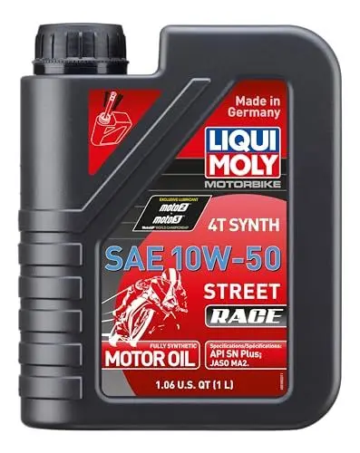 Produktbild: LIQUI MOLY Motorbike 4T Synth 10W-50 Street Race | 1 L | Motorrad 4-Takt-Öl | Art.-Nr.: 1502