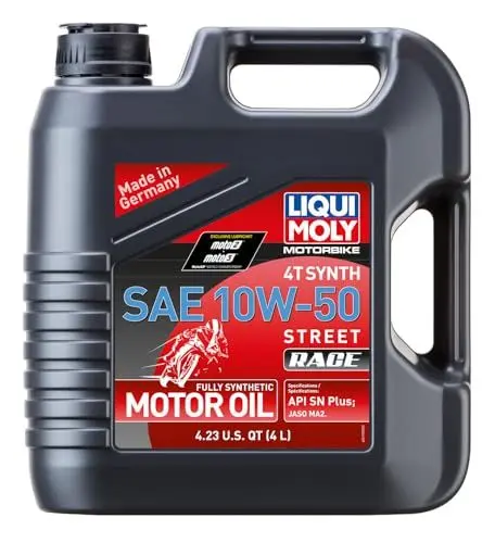 Produktbild: LIQUI MOLY Motorbike 4T Synth 10W-50 Street Race | 4 L | Motorrad 4-Takt-Öl | Art.-Nr.: 1686