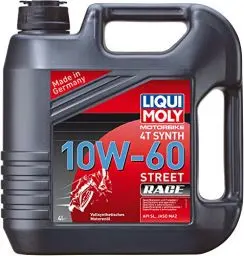 Produktbild: LIQUI MOLY Motorbike 4T Synth 10W-60 Street Race | 4 L | Motorrad 4-Takt-Öl | Art.-Nr.: 1687