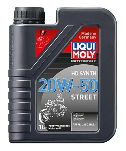Produktbild: LIQUI MOLY Motorbike HD Synth 20W-50 Street | 4 L | Motorrad 4-Takt-Öl | Art.-Nr.: 3817, Schwarz