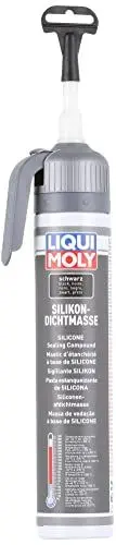 Produktbild: LIQUI MOLY Silikondichtmasse schwarz | 200 ml | Karosserieschutz | Dichtstoff | Unterbodenschutz | Art.-Nr.: 6185