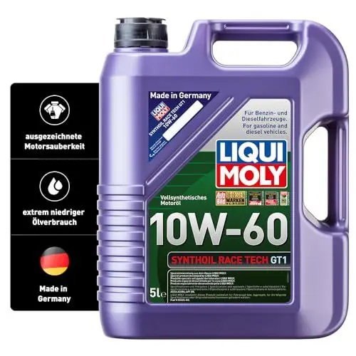 Produktbild: LIQUI MOLY Synthoil Race Tech GT1 10W-60 | 5 L | vollsynthetisches Motoröl | Art.-Nr.: 1391