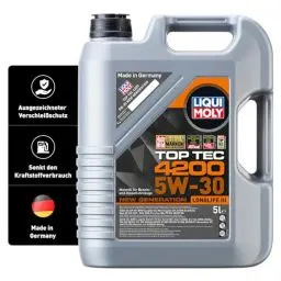Produktbild: LIQUI MOLY Top Tec 4200 5W-30 New Generation | 5 L | Synthesetechnologie Motoröl | Art.-Nr.: 3707