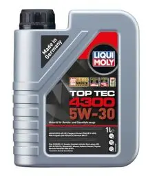 Produktbild: LIQUI MOLY Top Tec 4300 5W-30 | 1 L | Synthesetechnologie Motoröl | Art.-Nr.: 3740